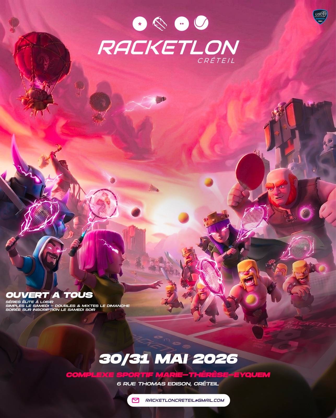 Affiche de 4e Open Créteil 30-31/05
