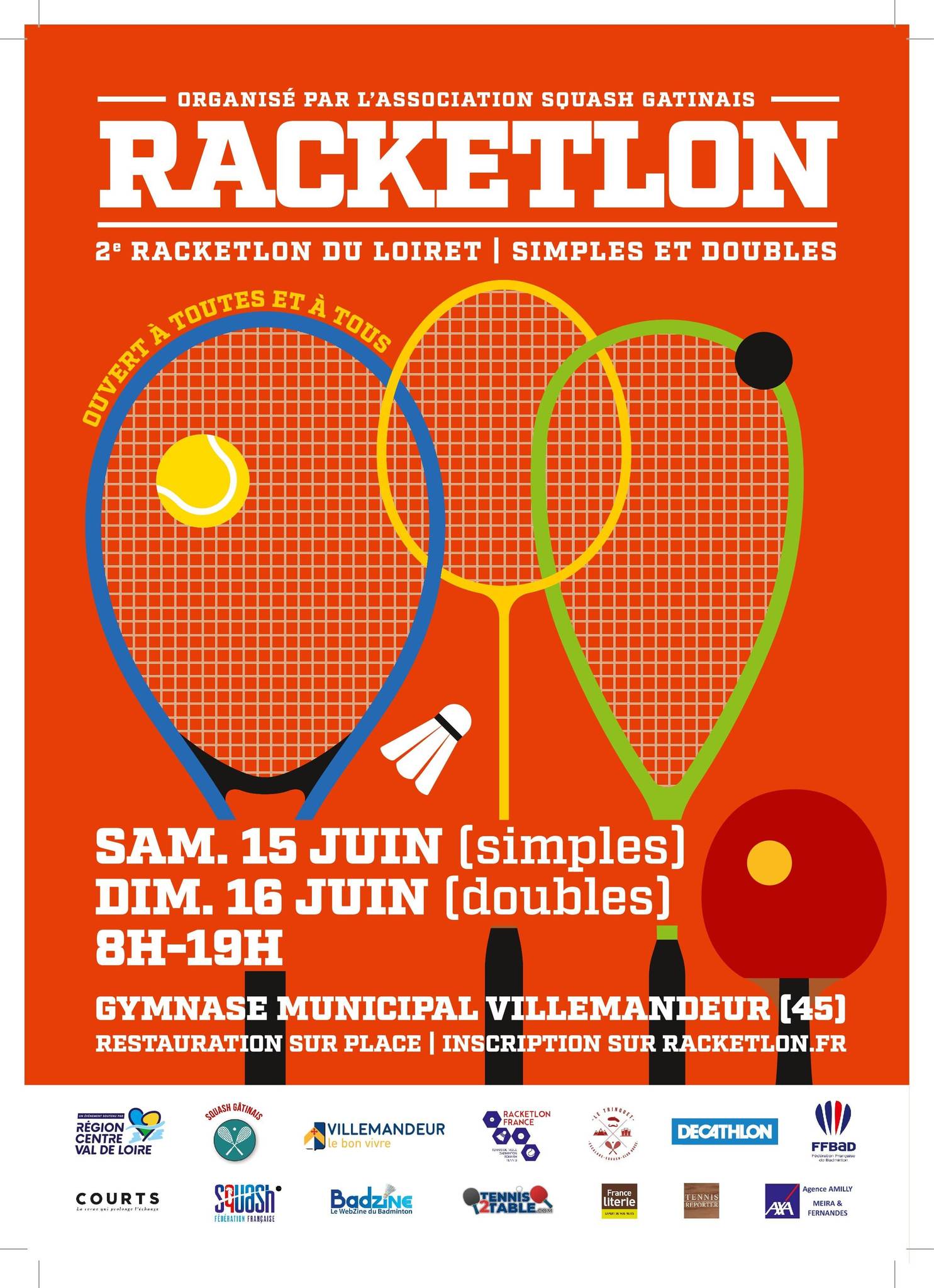 Affiche de 2 ème open de Villemandeur