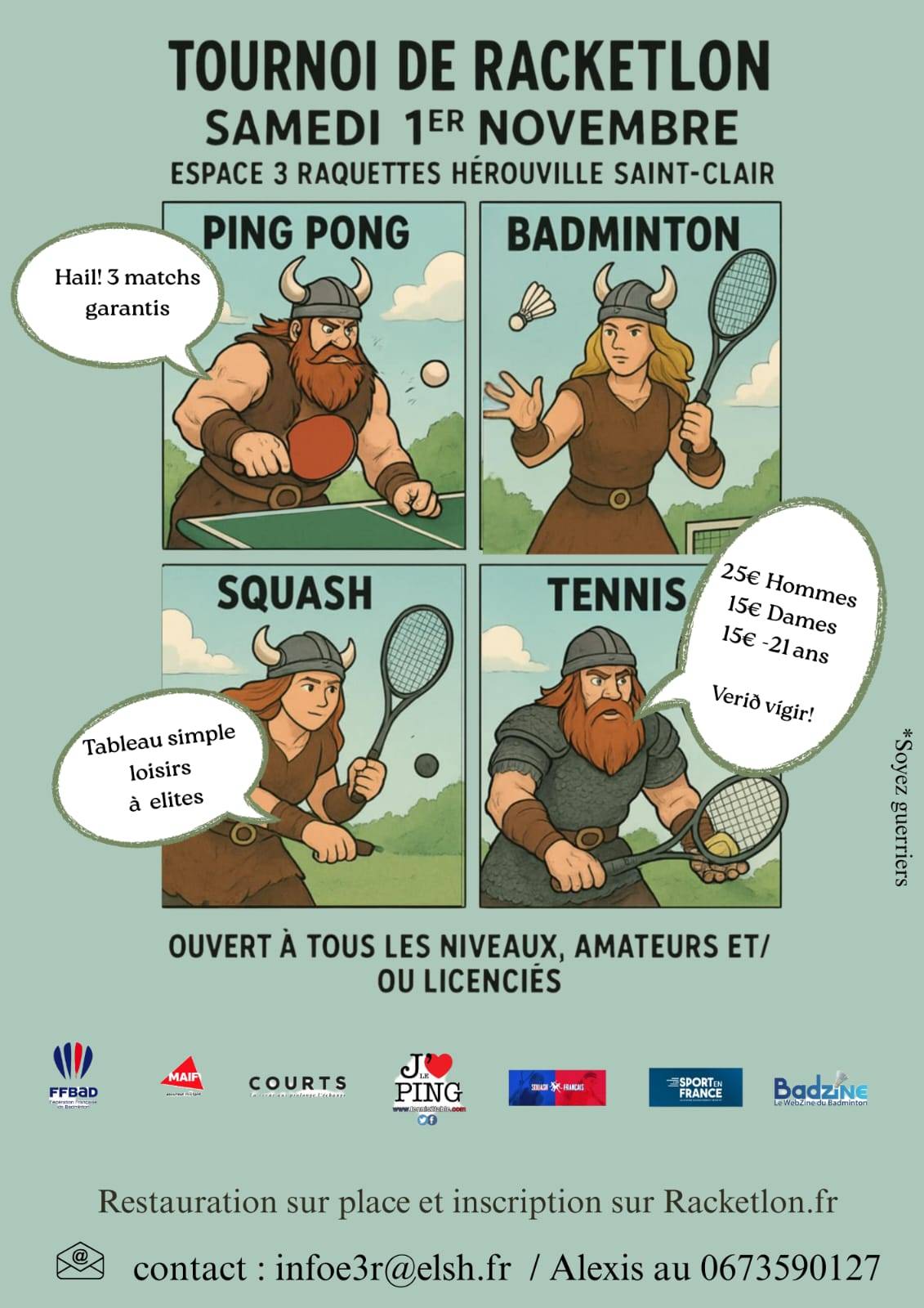 Affiche de 01/11 - 1er open d'Hérouville (14)